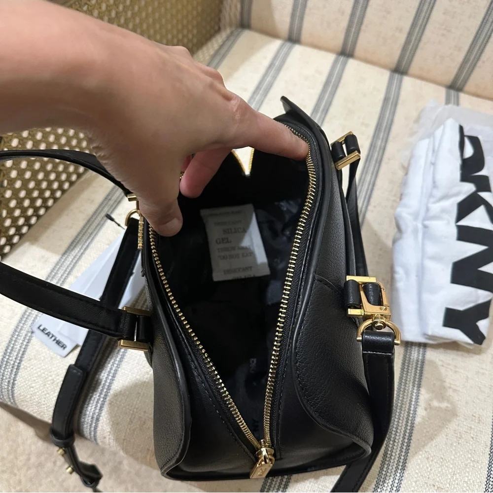 DKNY cedar small satchel